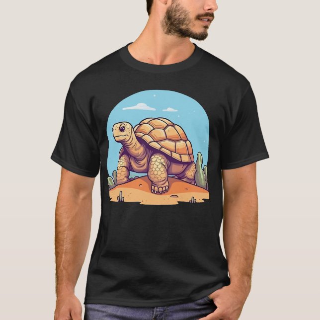 Camiseta Tortoise Cute Desert (Anverso)