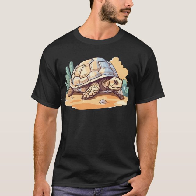 Camiseta Tortoise Cute Desert (Anverso)