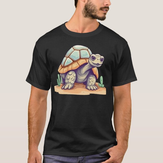 Camiseta Tortoise Cute Desert (Anverso)