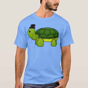 Camiseta Tortoise En Una Obra De Sombrero Superior