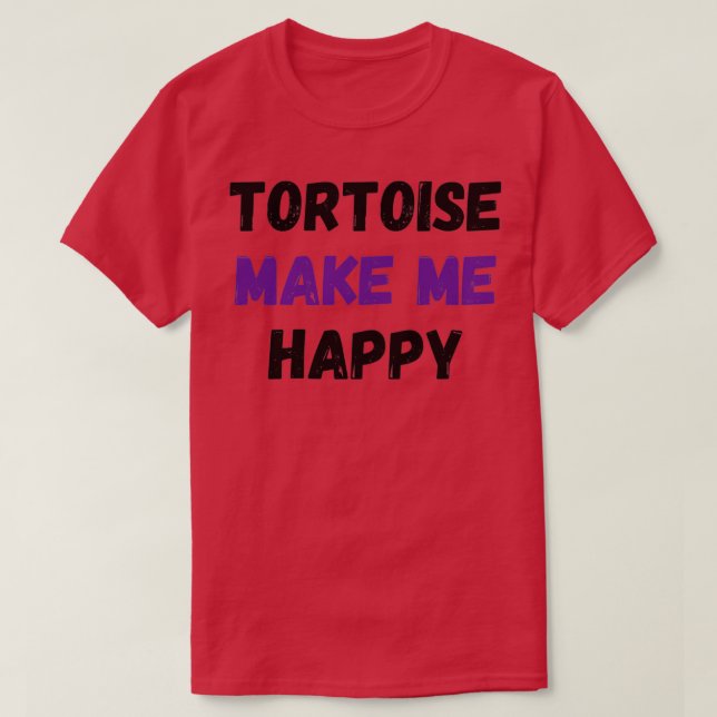 Camiseta Tortoise Make Me Happy (Diseño del anverso)
