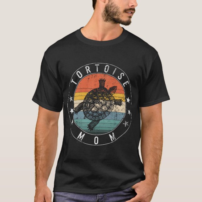 Camiseta Tortoise Mom Shirt, Sulcata Tortoise, Save The (Anverso)