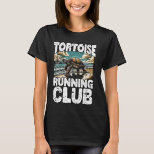 Camiseta Tortoise Running Club Funny Cute Turse Pun