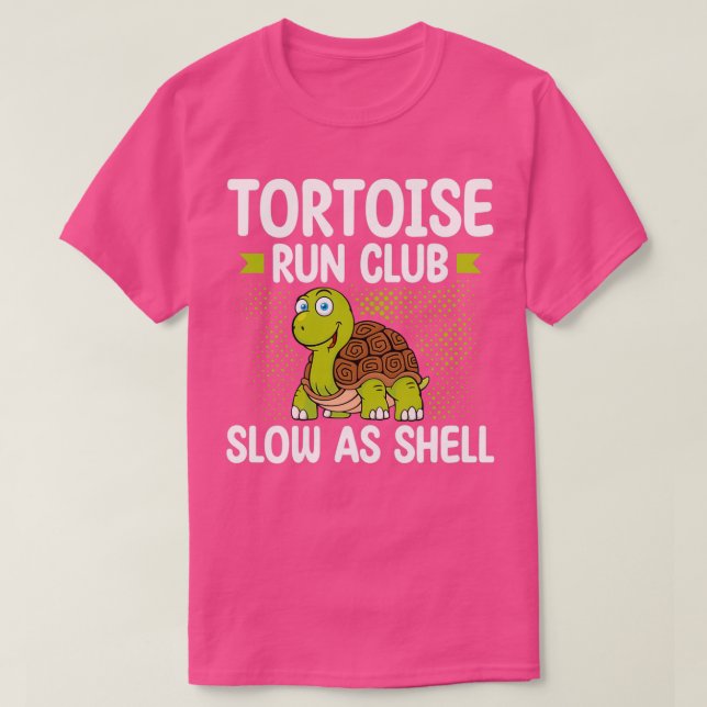 Camiseta Tortoise Running Club se desacelera como maratón d (Diseño del anverso)
