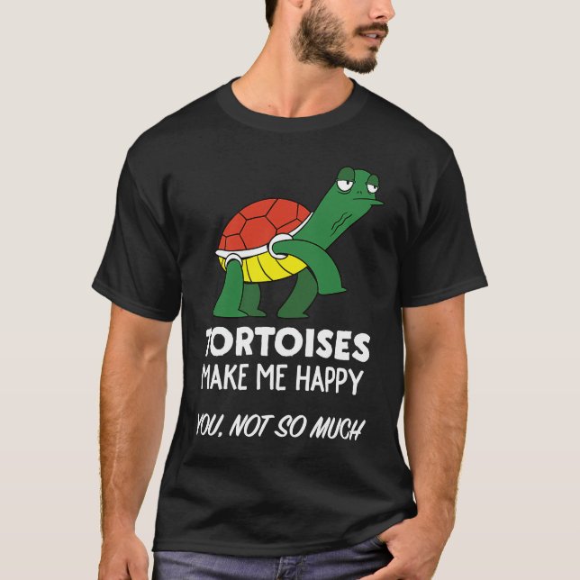 Camiseta Tortoise Tortoise me hace feliz (Anverso)