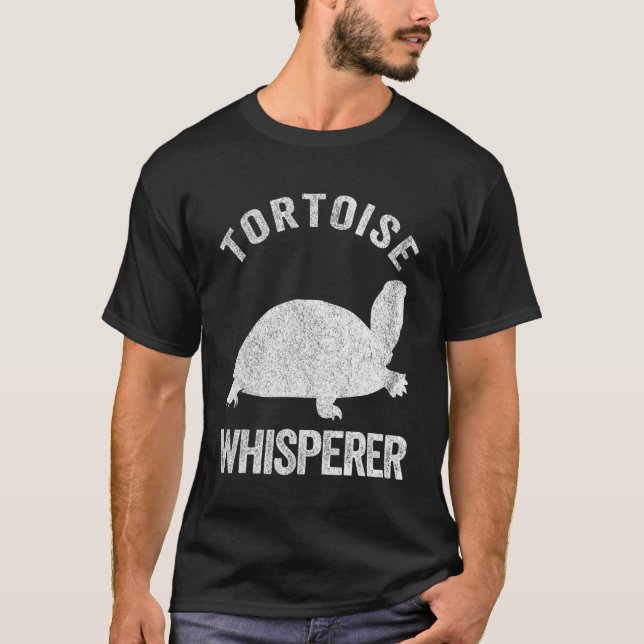 Camiseta Tortoise Whisperer Turtle Lover Funny Tortoise Quo (Anverso)