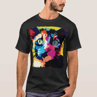 Camiseta Tortoiseshell Art Cat Lover Gift 2