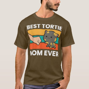 Camiseta Tortoiseshell Cat Mamá mejor mamá Tortie
