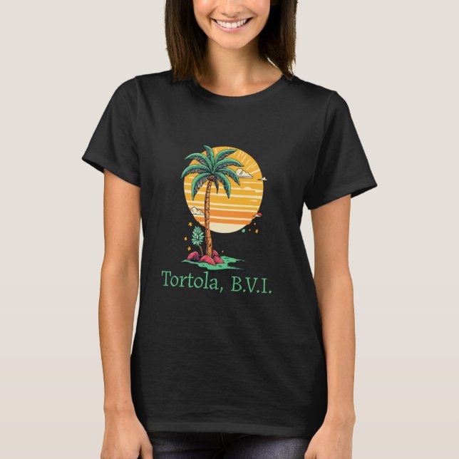 Camiseta Tortola BVI B.V.I. (Anverso)