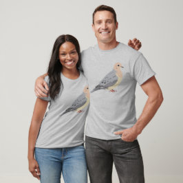 Camiseta Tórtola huérfana en tonos naturales suaves