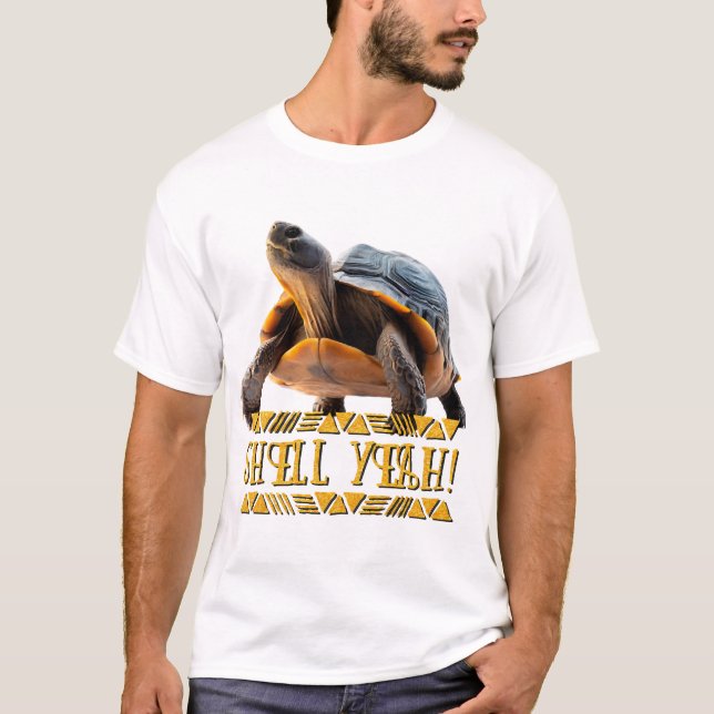 Camiseta Tortuga 001 Concha ¡Sí! (Anverso)