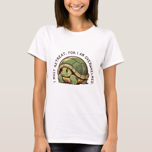 Camiseta Tortuga abrumada (Anverso)