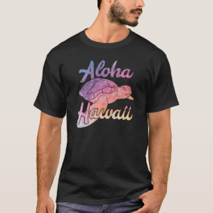 Camiseta Tortuga acuática Aloha Hawaii Island