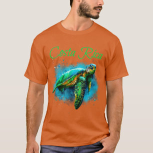 Camiseta Tortuga acuática de Costa Rica