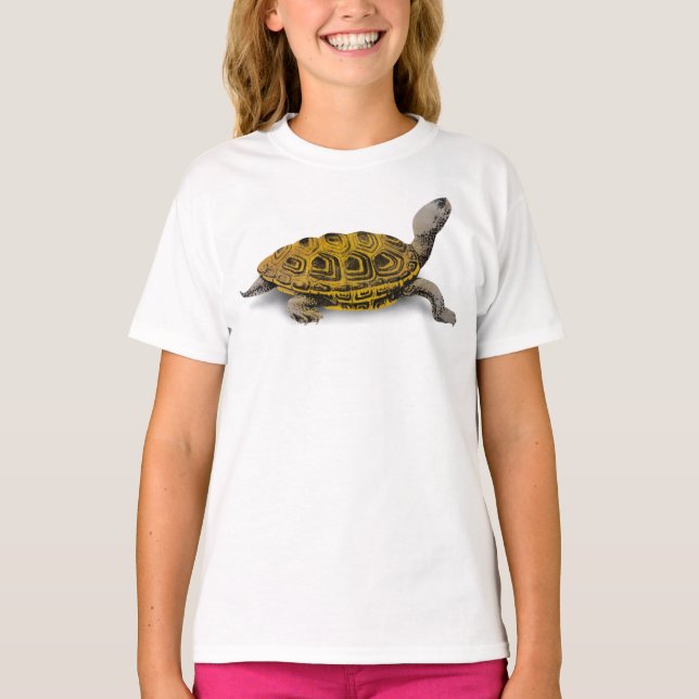Camiseta Tortuga acuática de Diamondback (Anverso)