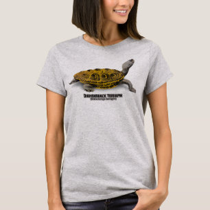 Camiseta Tortuga acuática de Diamondback (tortuga acuátic
