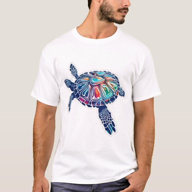 Camiseta Tortuga Acuática Tortuga (Anverso)