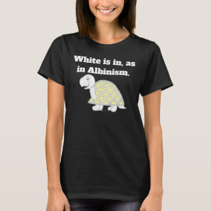 Camiseta Tortuga Albinismo blanco Albino Tortoise