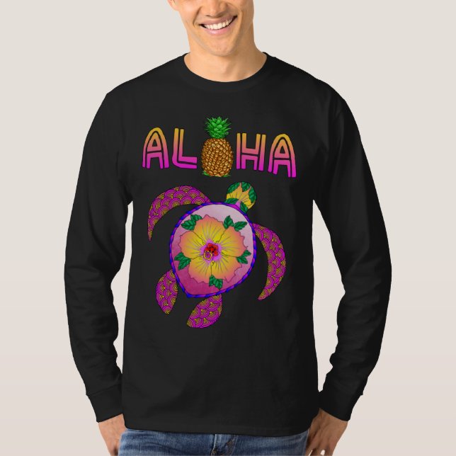 Camiseta Tortuga Aloha Honu Hawaii (Anverso)