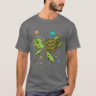 Camiseta Tortuga astronauta ama a animal tortuga Lo