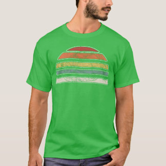Camiseta Tortuga Atardecer 70s Amigo animal