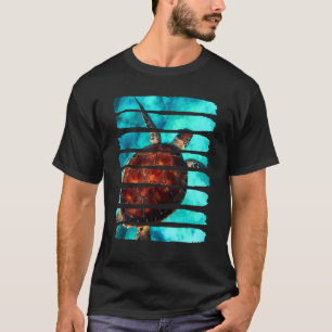 Camiseta Tortuga Bajo el Agua Océano Mar Naturaleza Animal