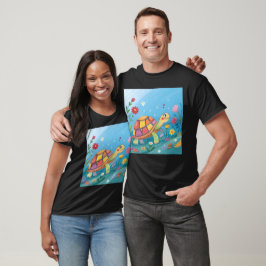 Camiseta Tortuga bebé dibujada