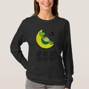 Camiseta Tortuga Cansada Siesta Todo el Día Duerme Toda la