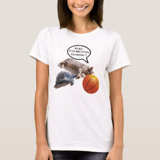 CAMISETA TORTUGA CAT Y BALONCESTO