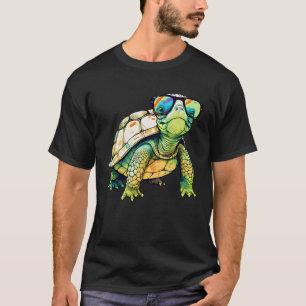 Camiseta Tortuga colorida conjunto de tortuga hombres tortu