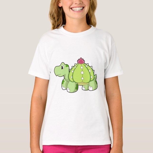 Camiseta Tortuga como cactus (Anverso)
