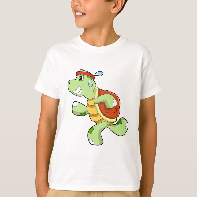 Camiseta Tortuga como corredora (Anverso)