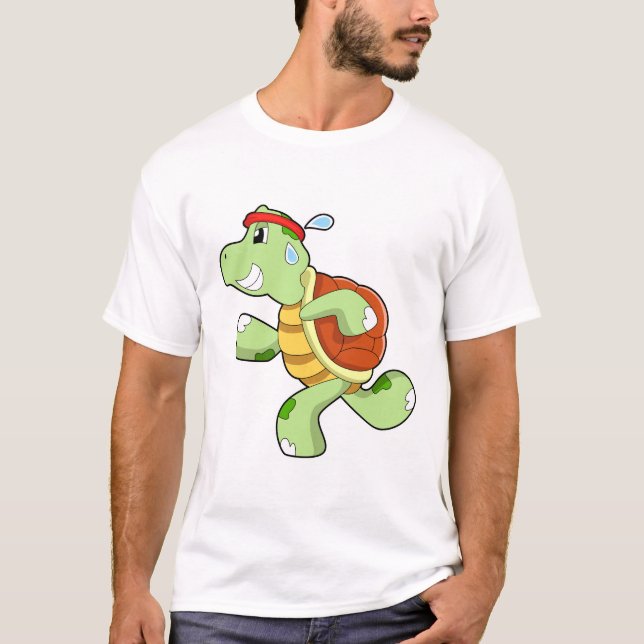 Camiseta Tortuga como corredora (Anverso)