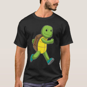 Camiseta Tortuga como corredora en carrera