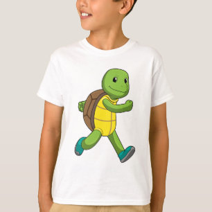 Camiseta Tortuga como corredora en carrera