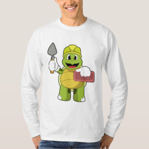 Camiseta Tortuga como masón con piedra