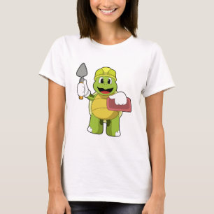 Camiseta Tortuga como masón con piedra