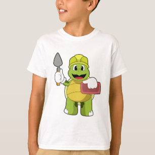 Camiseta Tortuga como masón con piedra
