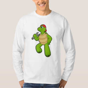 Camiseta Tortuga como mecánica con llave y tapón