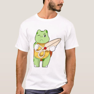 Camiseta Tortuga como peluquero con tijeras