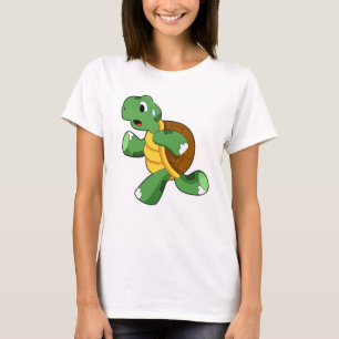 Camiseta Tortuga como trotamundos en carrera
