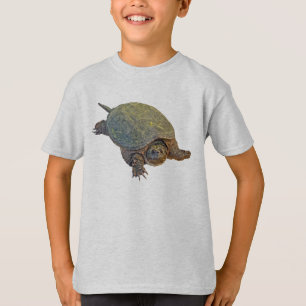 Camiseta Tortuga común para picotear - Chelydra serpentina