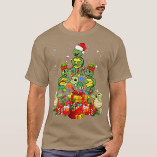 Camiseta Tortuga Con Árbol De Sombrero Enciende La Luz De N