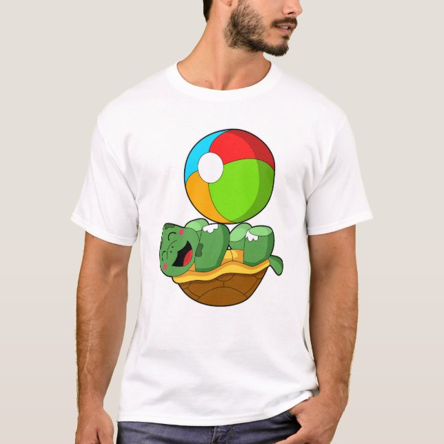 Camiseta Tortuga con barra de agua (Anverso)