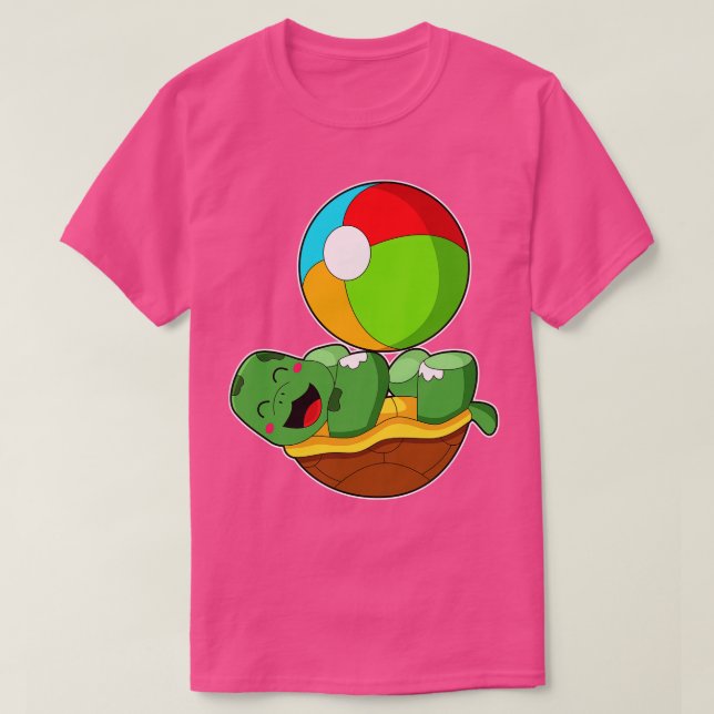 Camiseta Tortuga con barra de agua (Diseño del anverso)