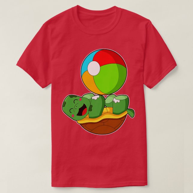 Camiseta Tortuga con barra de agua (Diseño del anverso)