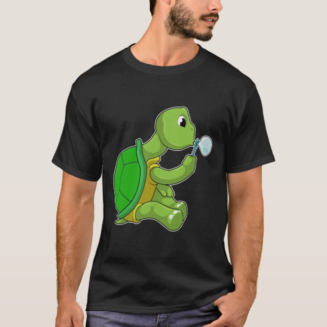 Camiseta Tortuga con burbujas de jabón (Anverso)
