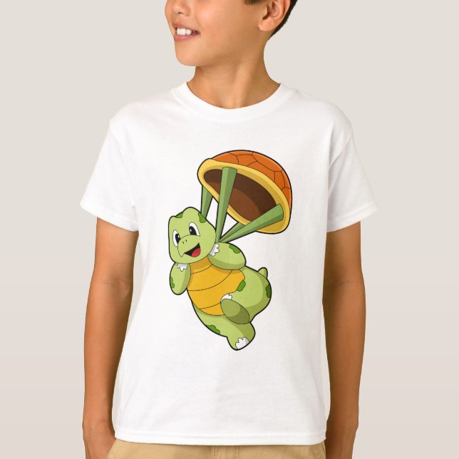 Camiseta Tortuga con caparazón como parachoques (Anverso)