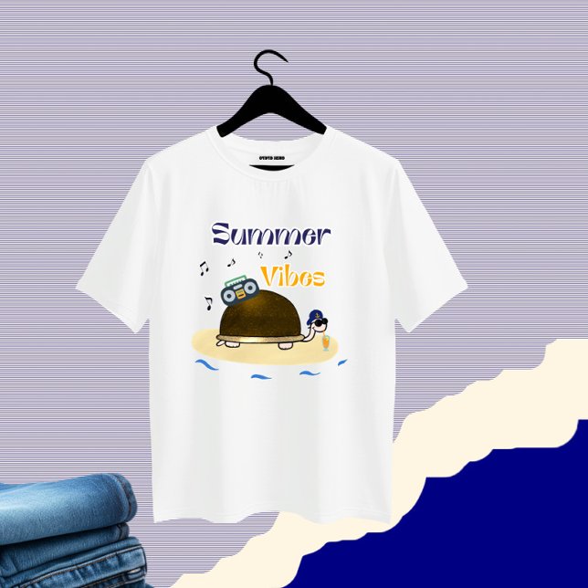 Camiseta Tortuga con cóctel (Subido por el creador)