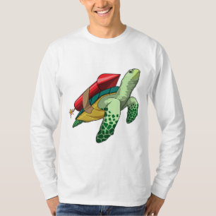 Camiseta Tortuga con cohetes